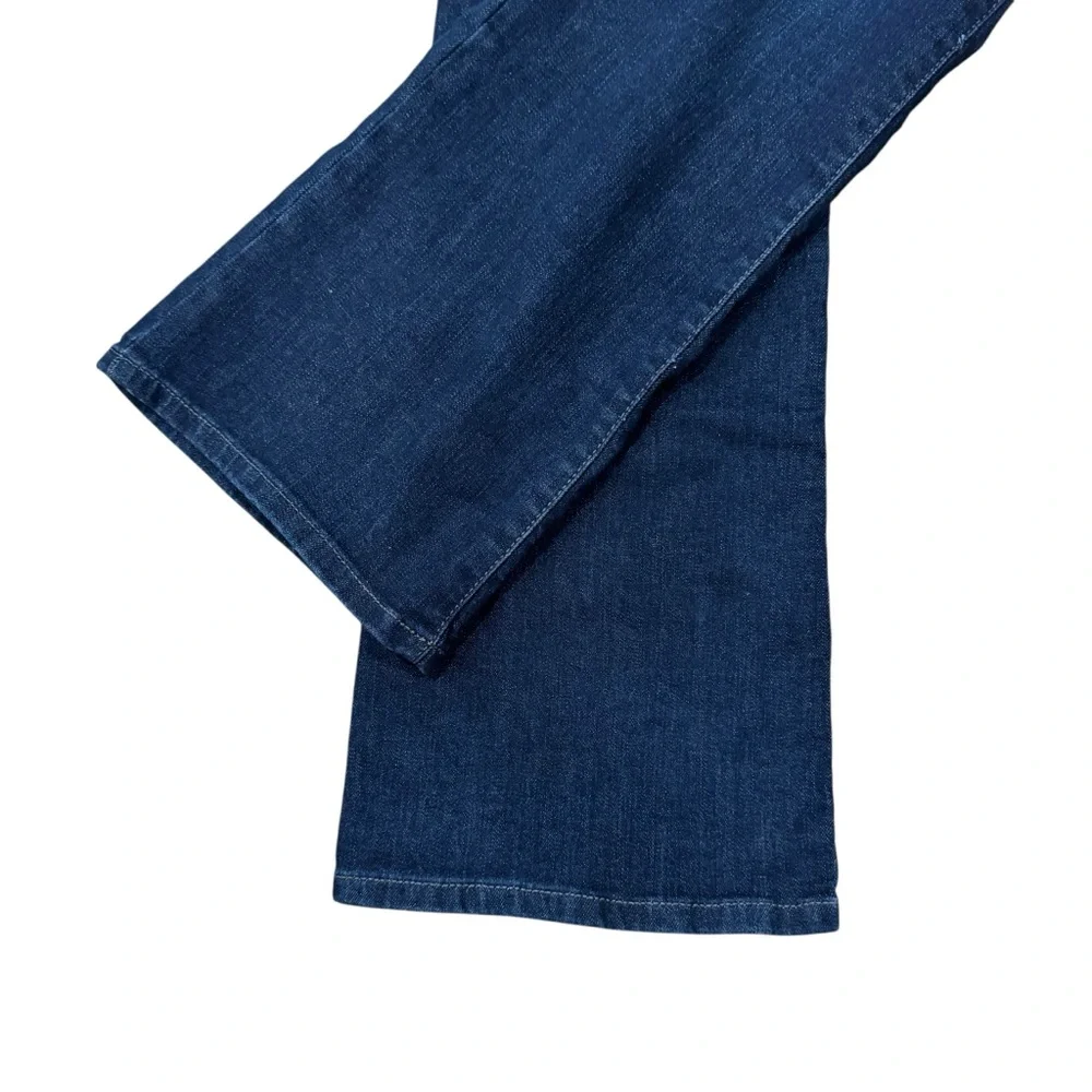 Banana Republic Factory Dark Blue Slim Bootcut Jeans